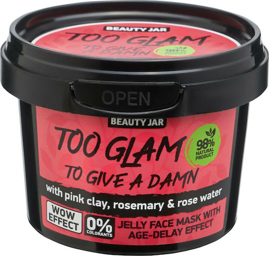 Beauty Jar Too Glam To Give A Damn Gel Face Αnti-aging Mask with Clay 120gr