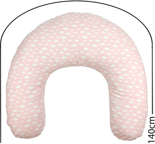 Baby Star Baby Star Stillkissen Rosa 140cm