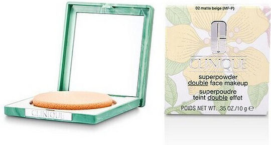 Clinique Superpowder Double Face Сгъваеми 02 Матово бежово 10гр