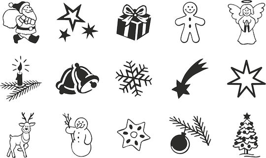 Heyda Σφραγίδες Christmas