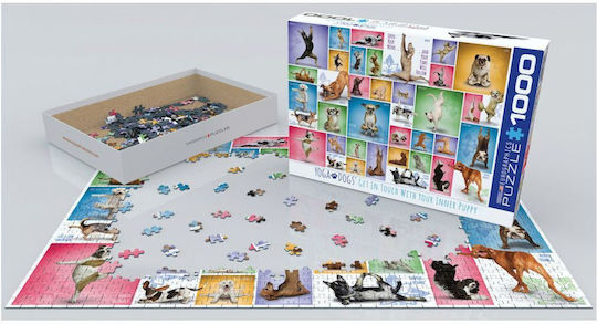Yoga Dogs Puzzle 2D Smart Cut Design 1000pcs