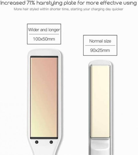 Kemei KM-1703 Πρέσα Μαλλιών με Κεραμικές Πλάκες 60W