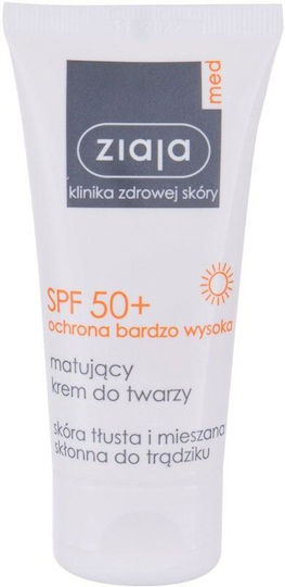 Ziaja Protecting UVA + UVB Слънцезащитен Крем за Лице SPF50 50ml