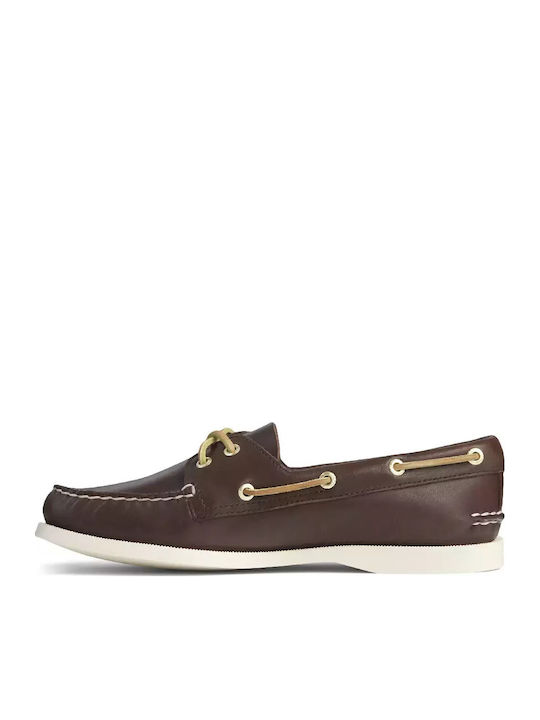 Original 2-Eye Core Γυναικεία Boat Shoes σε Καφέ Χρώμα