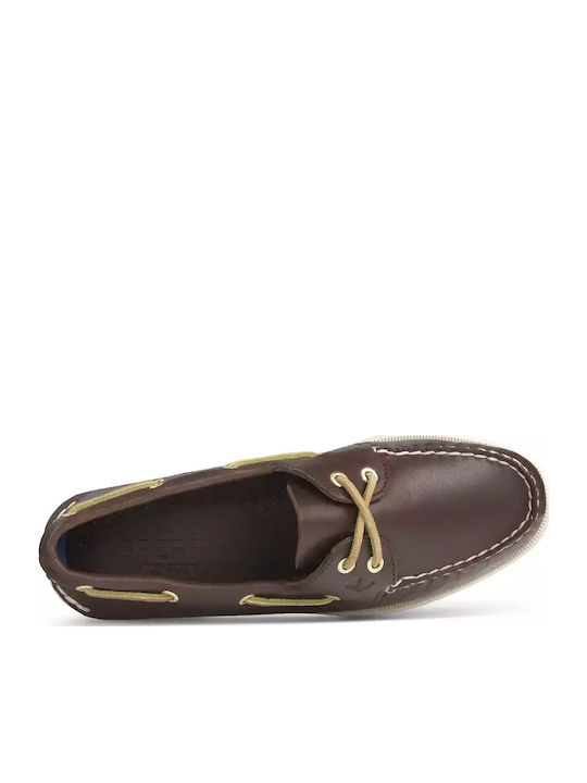 Original 2-Eye Core Γυναικεία Boat Shoes σε Καφέ Χρώμα