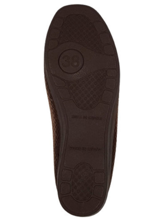 Medies Casual SlipOn Braun C43 PITON BROWN