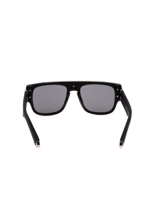 Philipp Plein Herren Sonnenbrille mit Gray Kunststoff Gestell und Gray Linse SPP011V 703X