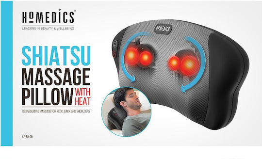 Homedics SP-7H Pillow Massage Shiatsu for the Body with Heating Function