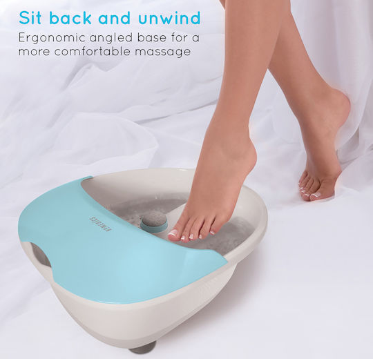 Homedics Fußbad mit Vibration Weiß