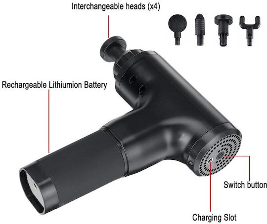 Gun Massage for the Legs, the Body & the Hands with Vibration