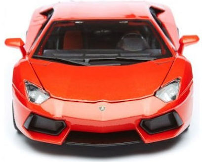 Bburago Car Lamborghini Aventador LP - Orange 1:18 For 10+ Years Old