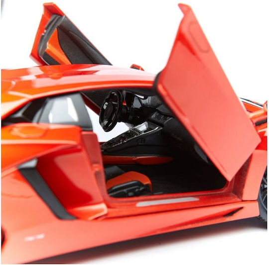 Bburago Car Lamborghini Aventador LP - Orange 1:18 For 10+ Years Old