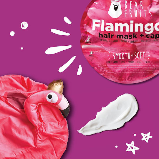Bear Fruits Flamingo Hair Mask for Strengthening with Argan & Aloe Vera 20ml
