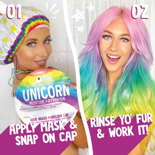 Bear Fruits Unicorn Hair Mask for Hydration with Argan 20ml