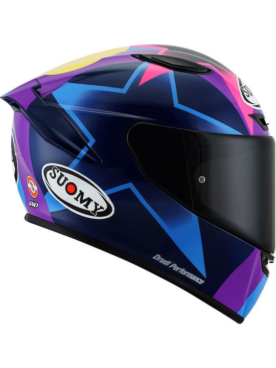 Suomy Track-1 Replica Suomy Motorradhelm Volles Gesicht ECE 22.06 Gewicht 1350gr