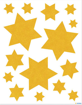 Herma Stickers Window Decor Stars Gold