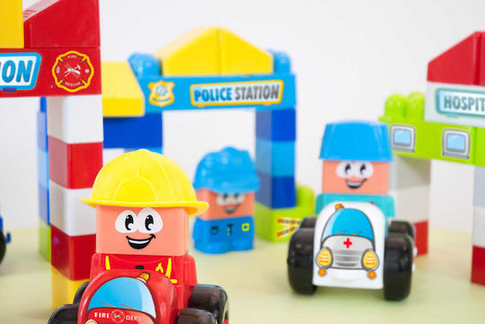Miniland Miniland Bauklötze Super Blocks Krankenhaus Für 1,5+ Jahre 21 Stück