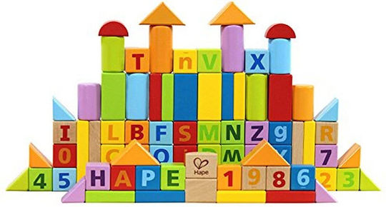 Hape Blocks Count and Spell Wooden for 1+ Year 80pcs