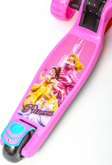 Princess Kids Scooter Princess 3-Wheel Pink