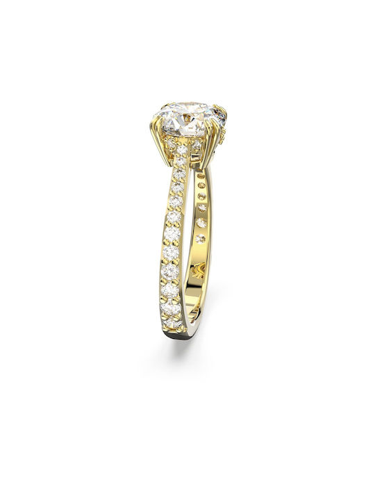 Swarovski Constella Ring with Zircon Gold Plated