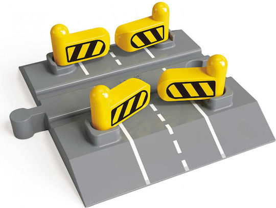 Hape Level Crossing Automatic Barrier Accesorii de Cale Ferată din Lemn pentru 3+ ani+ Ani