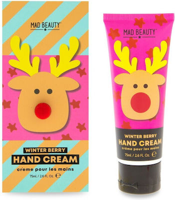 Mad Beauty Reindeer Winter Berry Moisturizing Hand Cream 75ml