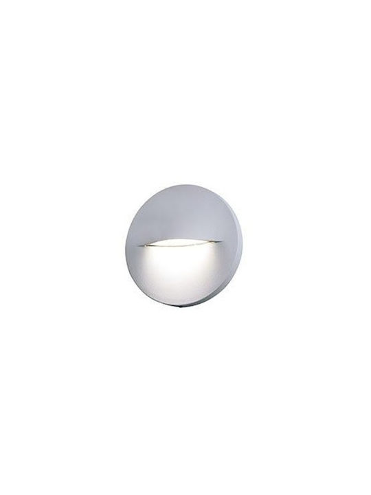 Fos me Waterproof Wall-Mounted Outdoor Ceiling Light IP65 with Integrated LED Gray