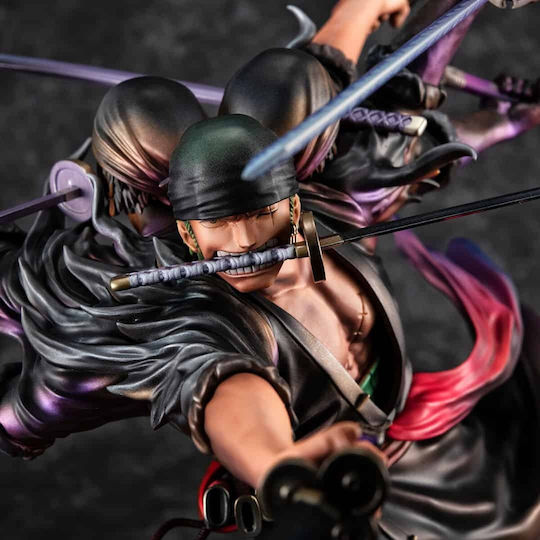 Megahouse One Piece: Roronoa Zoro Demon Spirit Kyuutouryuu Asura Excellent Model P.O.P Φιγούρα 17εκ.