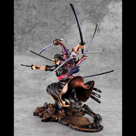 Megahouse One Piece: Roronoa Zoro Demon Spirit Kyuutouryuu Asura Excellent Model P.O.P Φιγούρα 17εκ.
