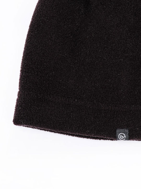 Ανδρικός Fleece Beanie Σκούφος σε Μαύρο χρώμα