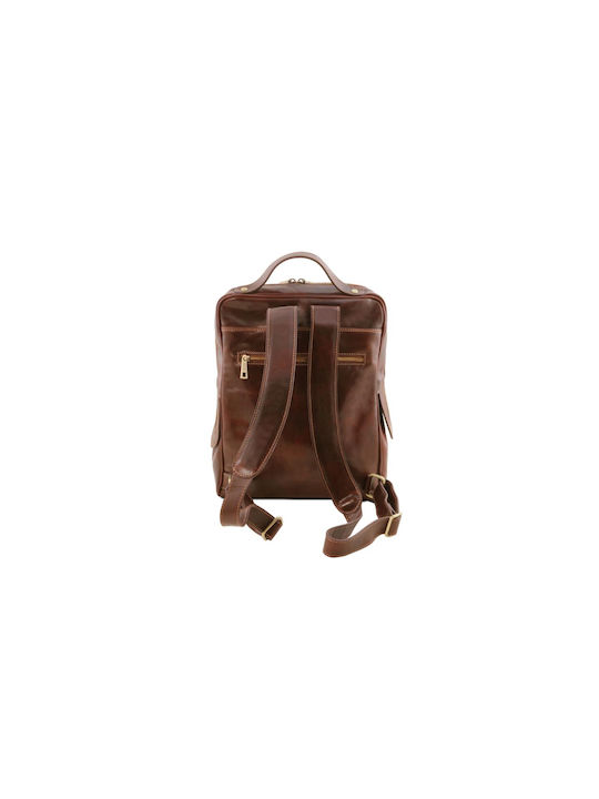 Tuscany Leather Bangkok Men's Leather Backpack Brown