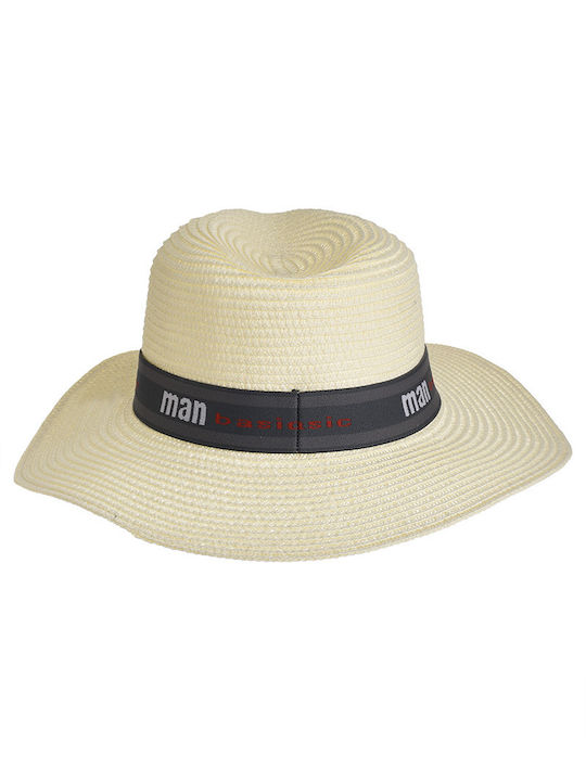 Ble Resort Collection Wicker Women's Panama Hat Beige