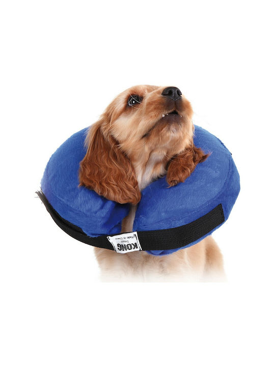 Kong Cloud Hundehalsband aus in Blau Farbe Elisabethanischer Puffy Mittelgroß