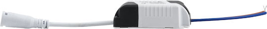 GloboStar Einstellbar LED-Netzteil IP20 Leistung 3W mit Ausgangsspannung 12V
