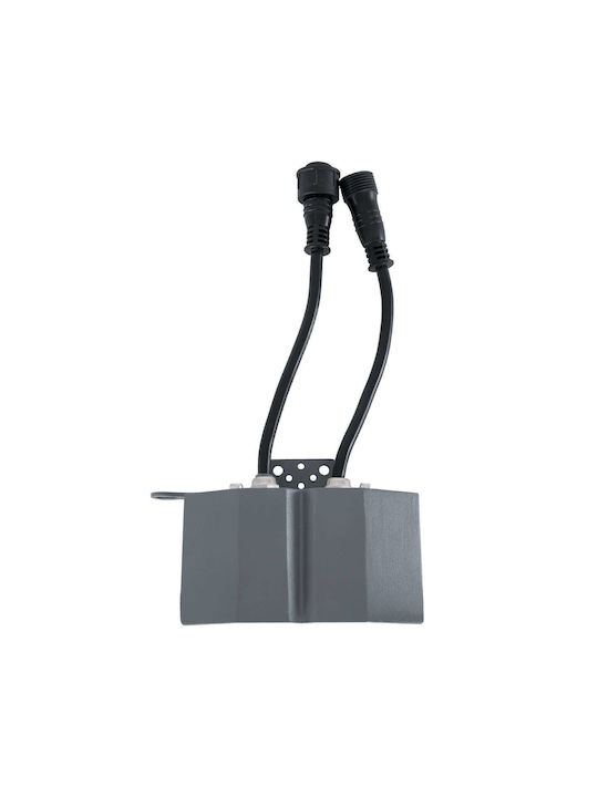 GloboStar Treelightzina Външна Стояща Лампа LED Стенна Пералня 3W RGBW IP65 Сива