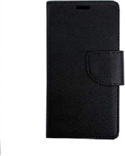 Book Δερματίνης Μαύρο (Galaxy J4+)