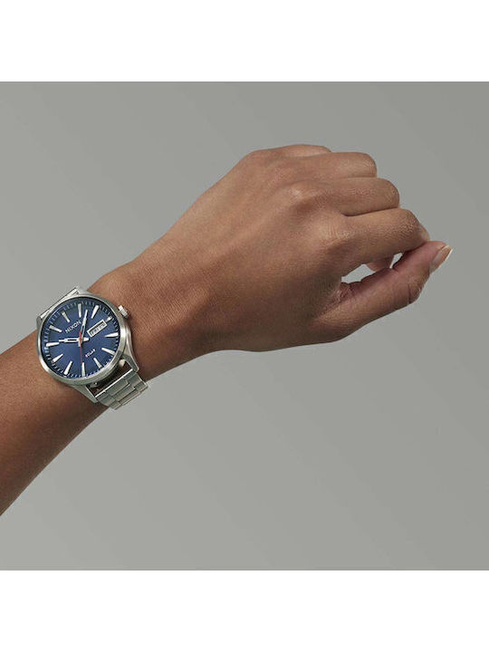 Nixon Sentry Ρολόι Solar με Μεταλλικό Μπρασελέ