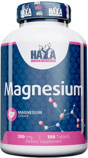 Haya Labs Magnesium Citrate 200mg 200мг 100 табове