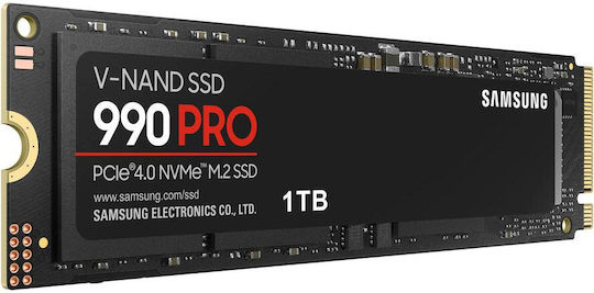 Samsung 990 PRO SSD 1TB M.2 Type with PCI Express 4.0 Connection PS5 Compatible MZ-V9P1T0BW