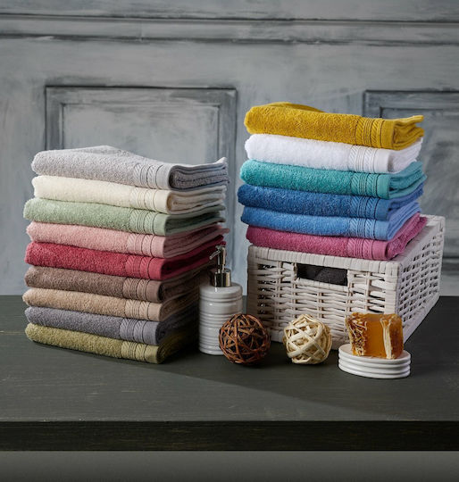 Cokitex Hand Towel One Colour 30x50cm Dusty Red Weight 500gsm