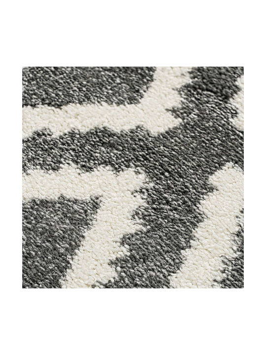 Beauty Home 9576 Rug Round Grey / White