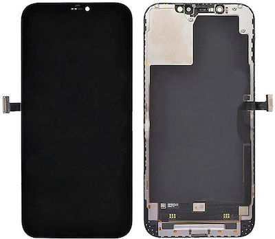 Soft OLED Mobile Phone Screen Replacement with Touch Mechanism for iPhone 12 Pro Max (Black)