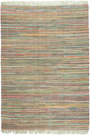 Viokarpet Papillion Re-Craft P0690-400 Covor Rectangular cu franjuri Multicolor