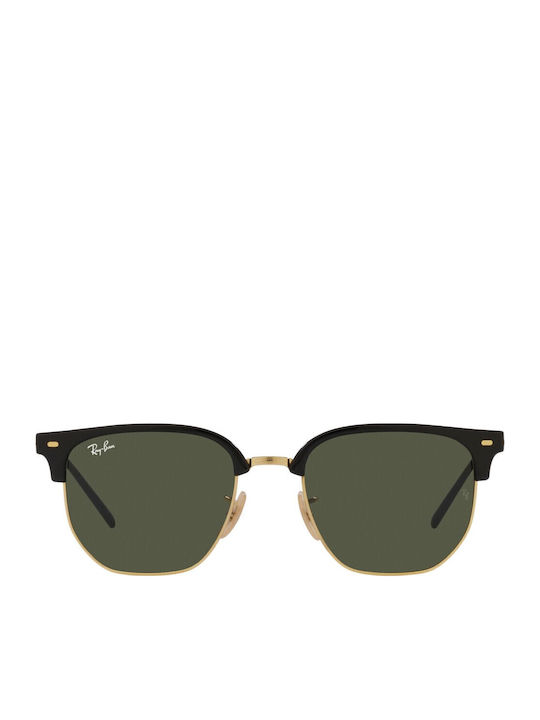 Ray Ban Clubmaster Unisex Ochelari de soare cu Negru Cadru și Verde Lentilă RB4416 601/31