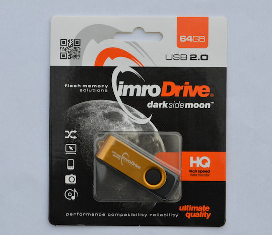 IMRO Dark Side Moon 64GB USB 2.0 Stick Gold