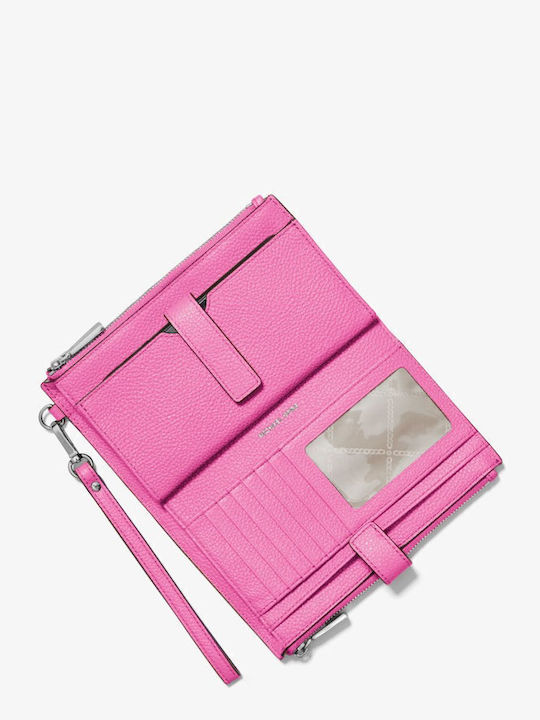 Michael Kors Mare Din piele Portofel de damă Roz 34F9SAFW4L-614