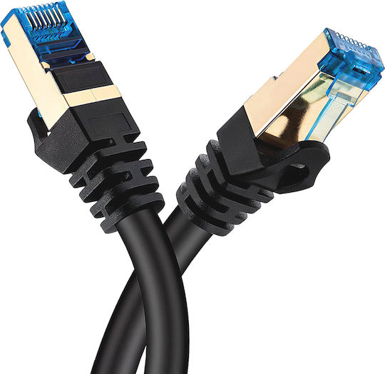 Montis S/FTP Cat.7 (10Gbps) Καλώδιο Δικτύου Ethernet 3m Μαύρο