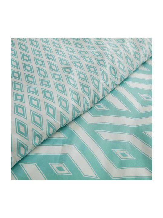 Vesta Home Bettdecke Großes Doppelbett 220x230cm Paros 1 Türkis 11.5 togs Togs
