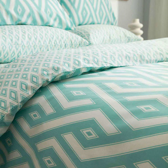 Vesta Home Πάπλωμα Υπέρδιπλο 220x230εκ. Paros 1 Τιρκουάζ 11.5 togs