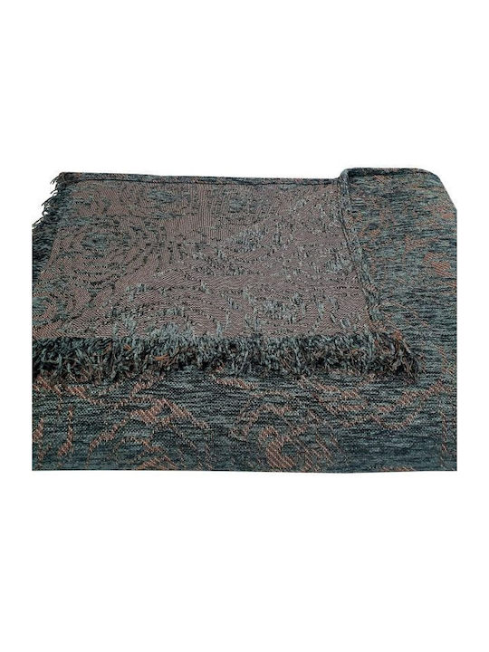 Le Blanc Ριχτάρι Διθέσιου Καναπέ Chenille 180x240εκ. Sky Grey